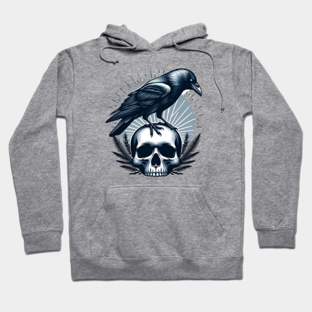 the crow Hoodie by Rizstor